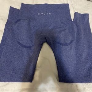 NVGTN Royale blue contour seamless leggings